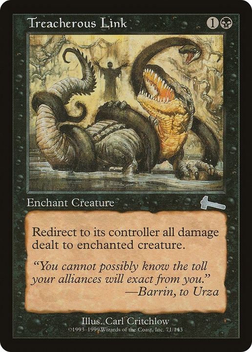 Treacherous Link in the group Magic the Gathering / Types / Colors / Black at Proxyprinters.com (16998)