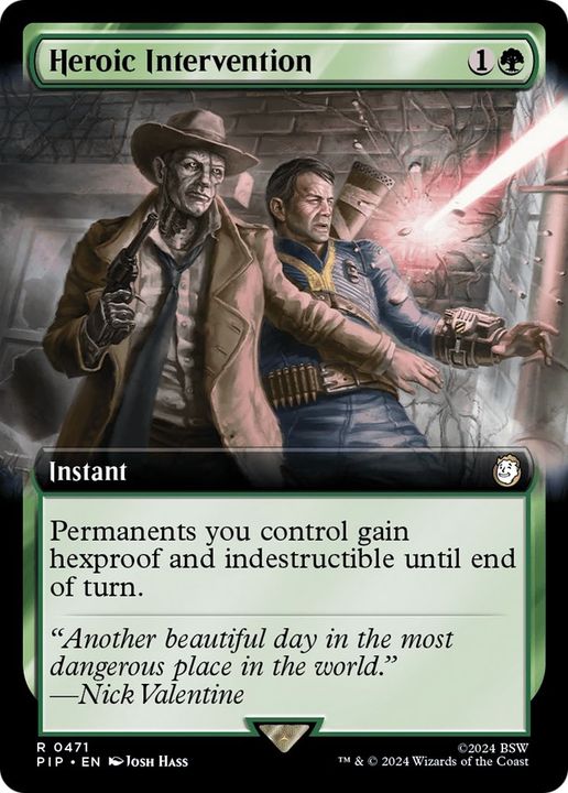 Heroic Intervention in the group Magic the Gathering / Types / Colors / Green at Proxyprinters.com (16999)