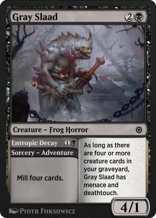 Gray Slaad // Entropic Decay in the group Magic the Gathering / Types / Colors / Black at Proxyprinters.com (17003)