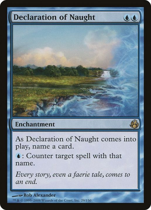 Declaration of Naught in the group Magic the Gathering / Sets / Morningtide Promos at Proxyprinters.com (17011)