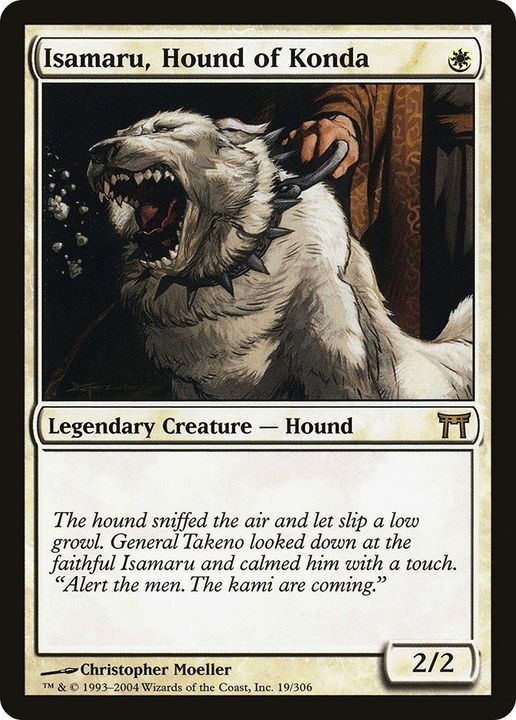 Isamaru, Hound of Konda in the group Magic the Gathering / Types / Colors / White at Proxyprinters.com (17035)