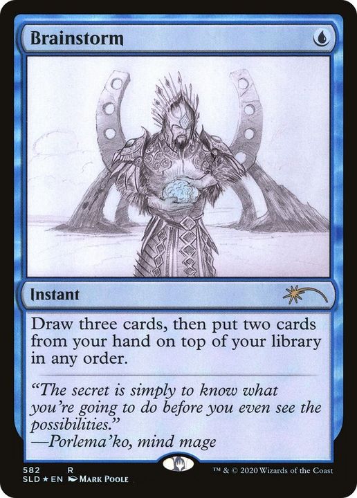 Brainstorm in the group Magic the Gathering / Types / Colors / Blue at Proxyprinters.com (1704)