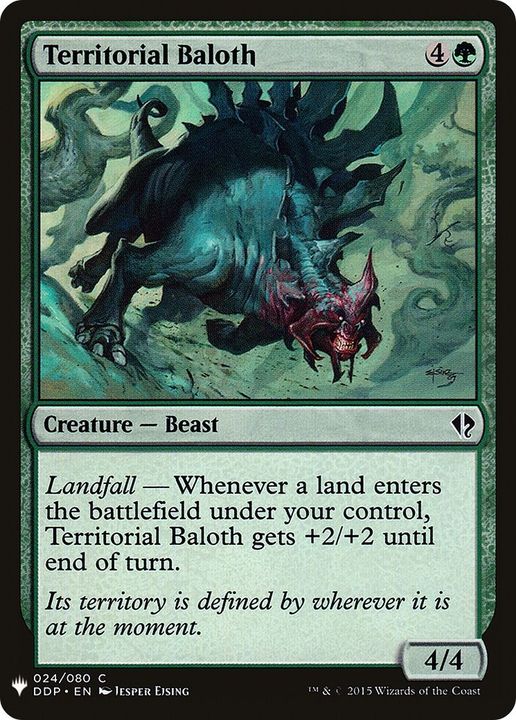 Territorial Baloth in the group Magic the Gathering / Types / Colors / Green at Proxyprinters.com (17046)