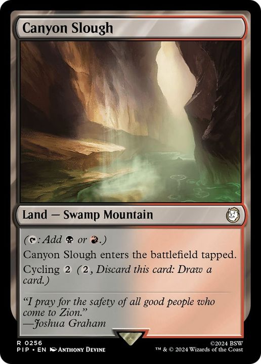 Canyon Slough in the group Magic the Gathering / Types / Land / Mountain at Proxyprinters.com (17051)