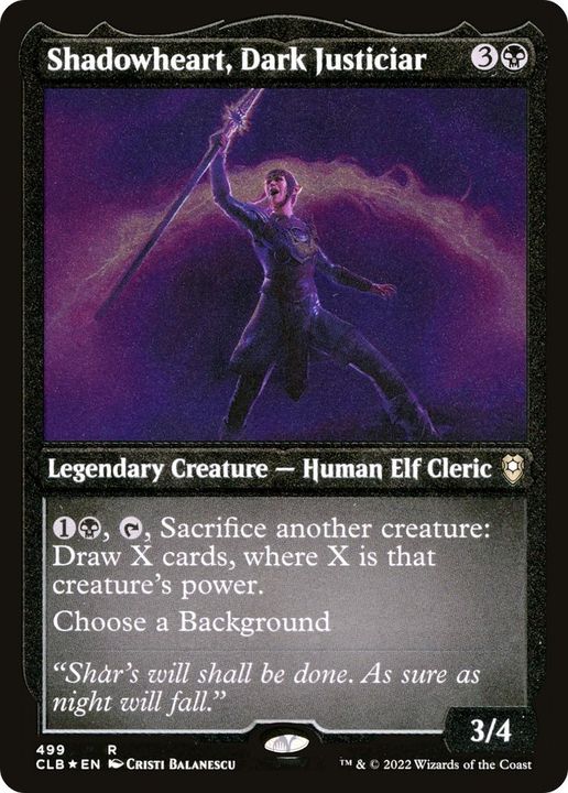 Shadowheart, Dark Justiciar in the group Magic the Gathering / Sets / Commander Legends: Battle for Baldur's Gate at Proxyprinters.com (17056)