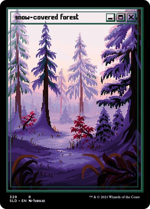 Snow-Covered Forest in the group Magic the Gathering / Sets / Secret Lair / Secret Lair Drop at Proxyprinters.com (17077)