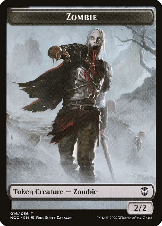 Zombie in the group Magic the Gathering / Sets / New Capenna Commander Tokens at Proxyprinters.com (17084)