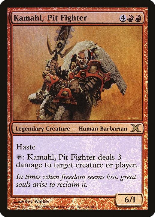 Kamahl, Pit Fighter in the group Magic the Gathering / Types / Creatures / Human at Proxyprinters.com (17097)