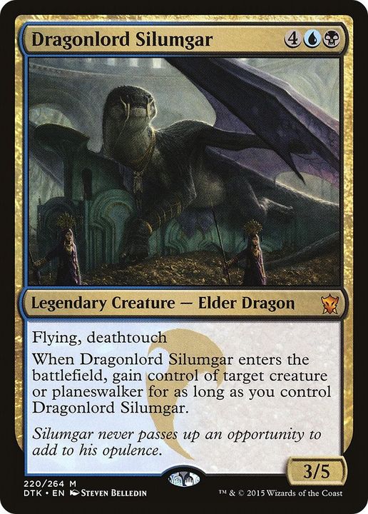 Dragonlord Silumgar in the group Magic the Gathering / Sets / Dragons of Tarkir at Proxyprinters.com (17108)