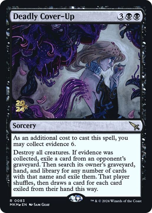 Deadly Cover-Up in the group Magic the Gathering / Types / Colors / Black at Proxyprinters.com (17127)