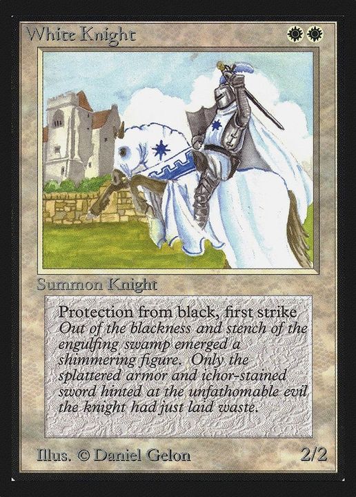 White Knight in the group Magic the Gathering / Types / Creatures / Human at Proxyprinters.com (17133)