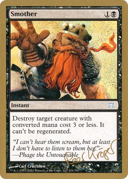 Smother in the group Magic the Gathering / Types / Colors / Black at Proxyprinters.com (17145)