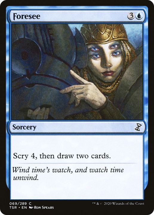 Foresee in the group Magic the Gathering / Types / Colors / Blue at Proxyprinters.com (17152)