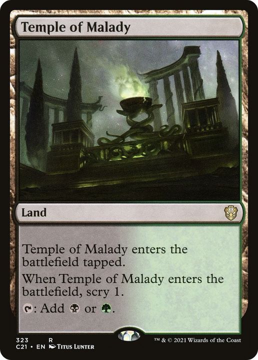 Temple of Malady in the group Magic the Gathering / Types / Colors / Colorless at Proxyprinters.com (17154)