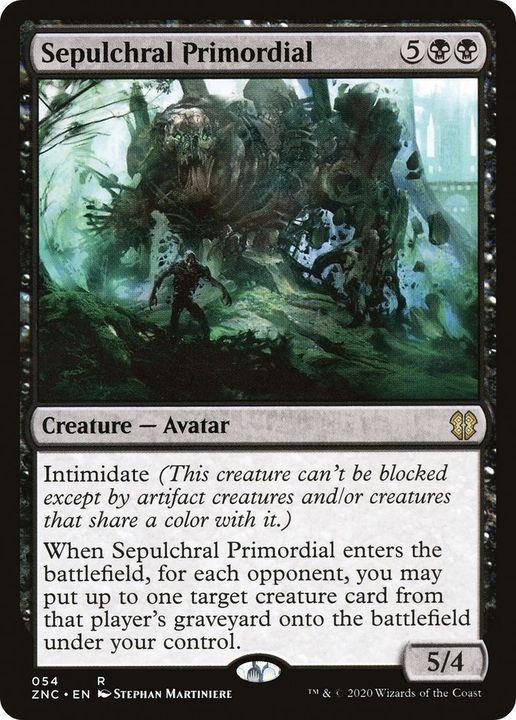 Sepulchral Primordial in the group Magic the Gathering / Types / Colors / Black at Proxyprinters.com (17157)