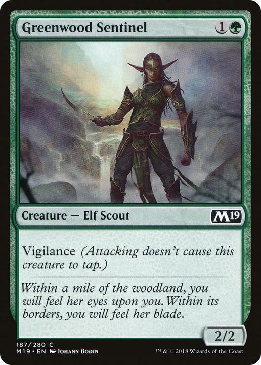 Greenwood Sentinel in the group Magic the Gathering / Types / Creatures / Elf at Proxyprinters.com (17186)