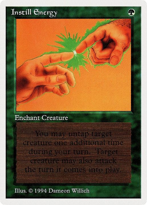 Instill Energy in the group Magic the Gathering / Types / Colors / Green at Proxyprinters.com (17191)