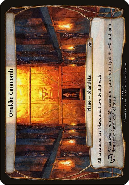 Onakke Catacomb in the group Magic the Gathering / Sets / Planechase Anthology Planes at Proxyprinters.com (17193)