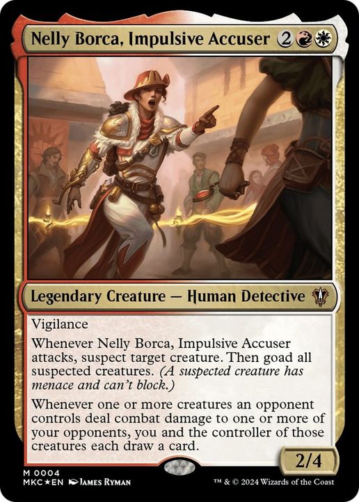 Nelly Borca, Impulsive Accuser in the group Magic the Gathering / Sets / Murders at Karlov Manor Commander at Proxyprinters.com (17203)