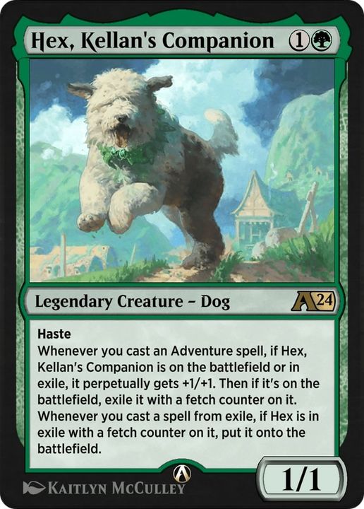 Hex, Kellan's Companion in the group Magic the Gathering / Types / Colors / Green at Proxyprinters.com (17213)