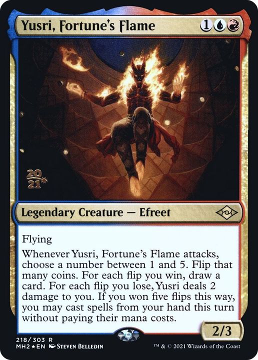 Yusri, Fortune's Flame in the group Magic the Gathering / Types / Colors / Multicolors / R, U at Proxyprinters.com (17219)