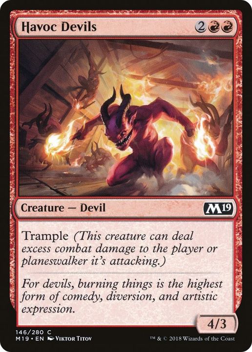 Havoc Devils in the group Magic the Gathering / Sets / Core Set 2019 at Proxyprinters.com (17222)