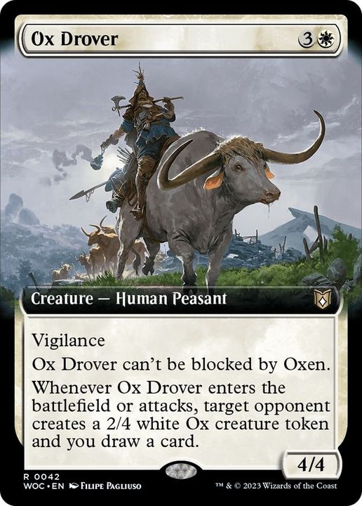 Ox Drover in the group Magic the Gathering / Types / Creatures / Human at Proxyprinters.com (17277)