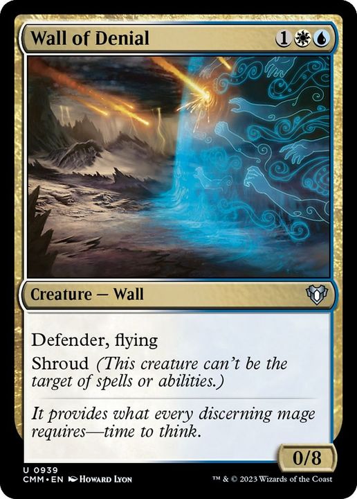 Wall of Denial in the group Magic the Gathering / Types / Colors / Multicolors / U, W at Proxyprinters.com (1728)