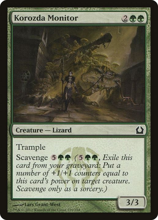 Korozda Monitor in the group Magic the Gathering / Types / Colors / Green at Proxyprinters.com (17287)