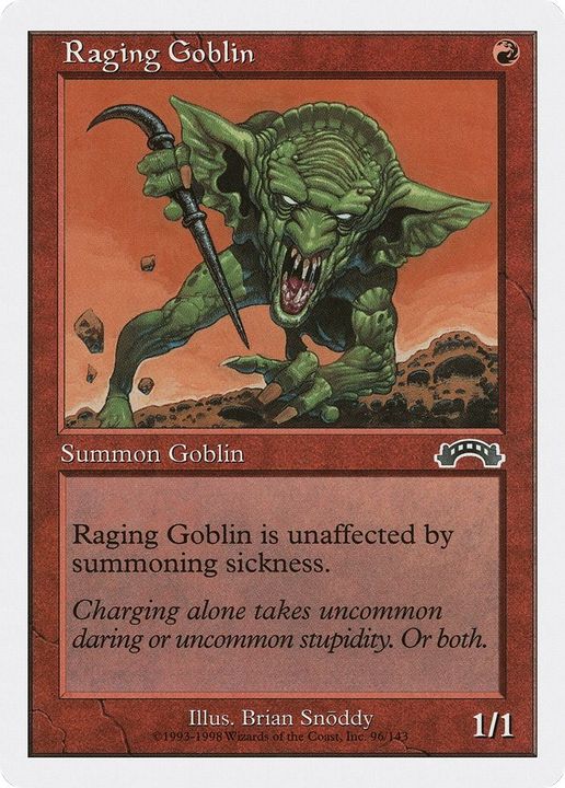 Raging Goblin in the group Magic the Gathering / Types / Creatures / Goblin at Proxyprinters.com (17288)