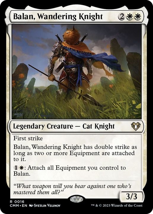 Balan, Wandering Knight in the group Magic the Gathering / Sets / Commander Masters at Proxyprinters.com (1731)