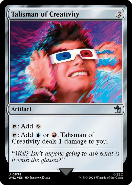 Talisman of Creativity in the group Magic the Gathering / Types / Artifacts / Artifact at Proxyprinters.com (17313)