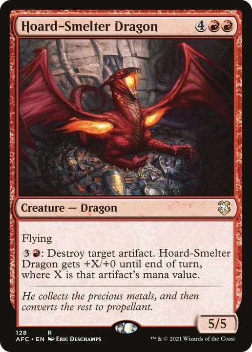 Hoard-Smelter Dragon in the group Magic the Gathering / Types / Colors / Red at Proxyprinters.com (17327)