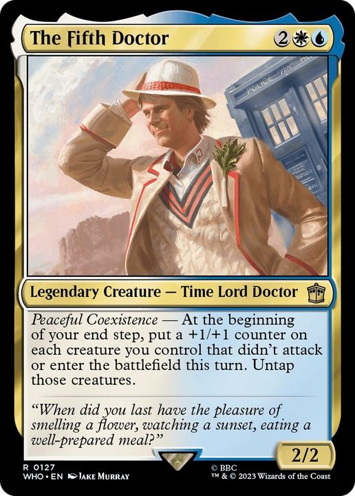 The Fifth Doctor in the group Magic the Gathering / Types / Colors / Multicolors / U, W at Proxyprinters.com (17339)