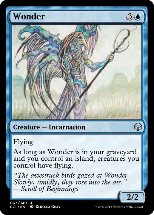 Wonder in the group Magic the Gathering / Types / Colors / Blue at Proxyprinters.com (17344)