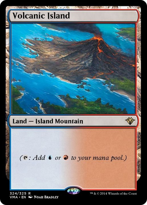 Volcanic Island in the group Magic the Gathering / Types / Land / Mountain at Proxyprinters.com (17354)