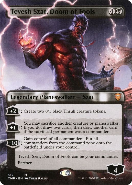 Tevesh Szat, Doom of Fools in the group Magic the Gathering / Sets / Commander Legends at Proxyprinters.com (17368)