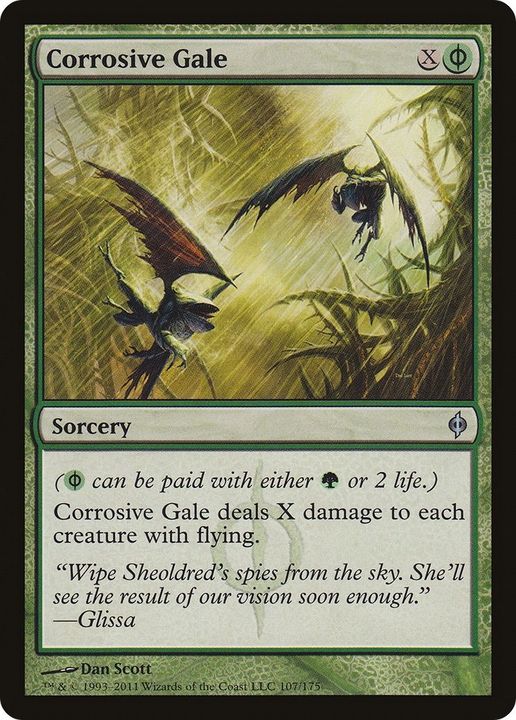 Corrosive Gale in the group Magic the Gathering / Types / Colors / Green at Proxyprinters.com (1737)