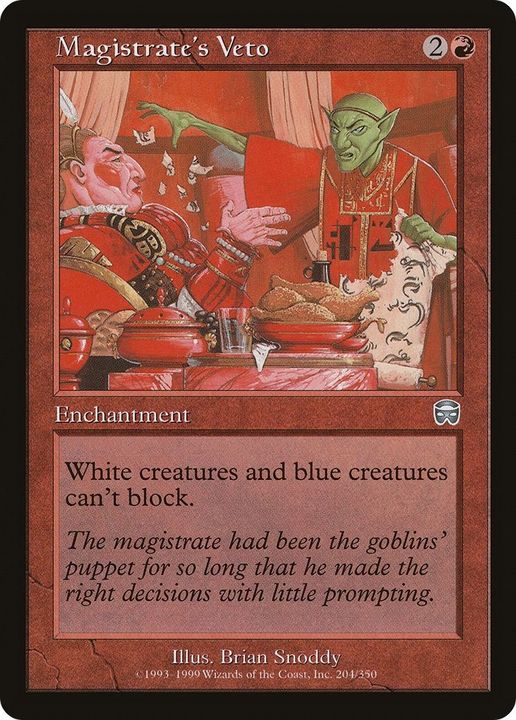 Magistrate's Veto in the group Magic the Gathering / Sets / Midnight Hunt Commander at Proxyprinters.com (17400)