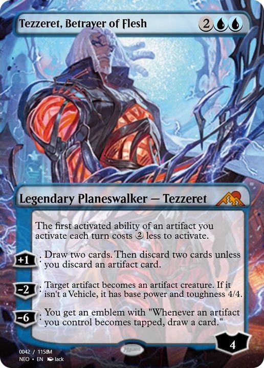 Tezzeret, Betrayer of Flesh in the group Magic the Gathering / Types / Colors / Blue at Proxyprinters.com (17419)