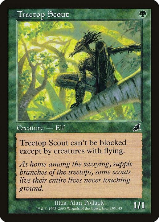 Treetop Scout in the group Magic the Gathering / Types / Creatures / Elf at Proxyprinters.com (17440)