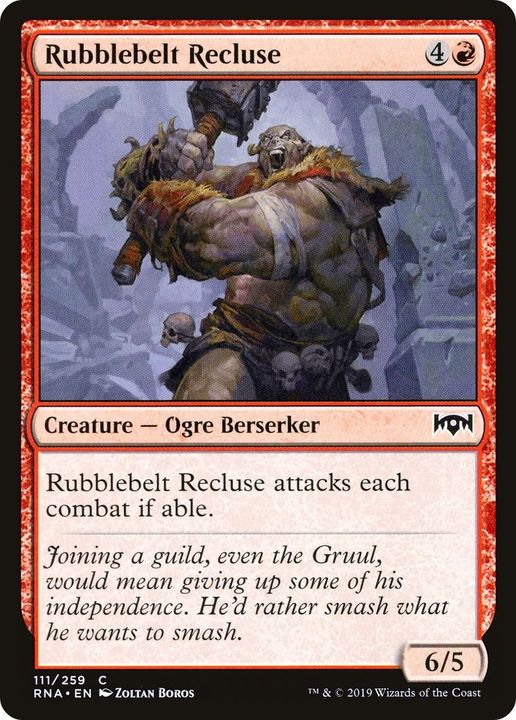 Rubblebelt Recluse in the group Magic the Gathering / Types / Colors / Red at Proxyprinters.com (17451)