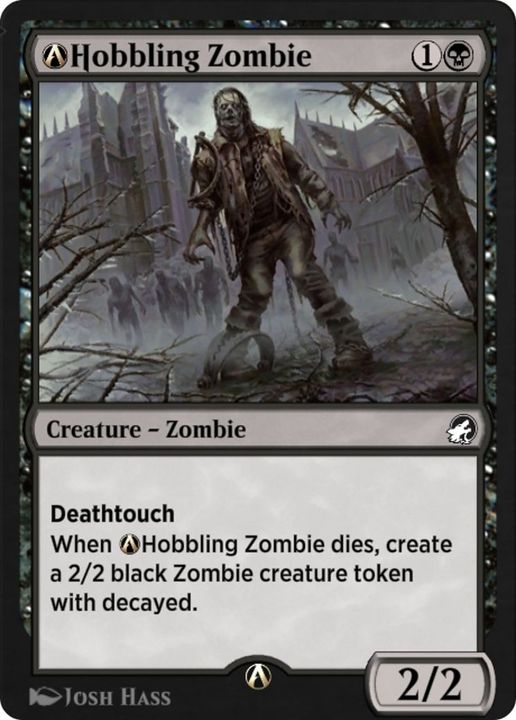 A-Hobbling Zombie in the group Magic the Gathering / Sets / Innistrad: Midnight Hunt at Proxyprinters.com (17460)