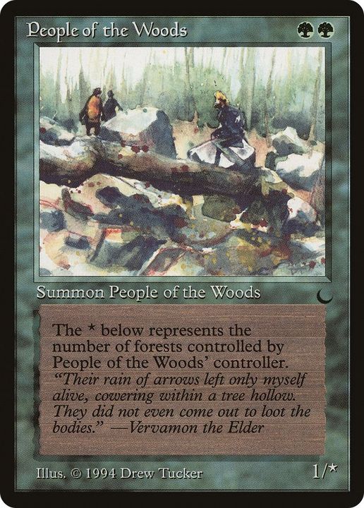 People of the Woods in the group Magic the Gathering / Sets / The Dark at Proxyprinters.com (17472)