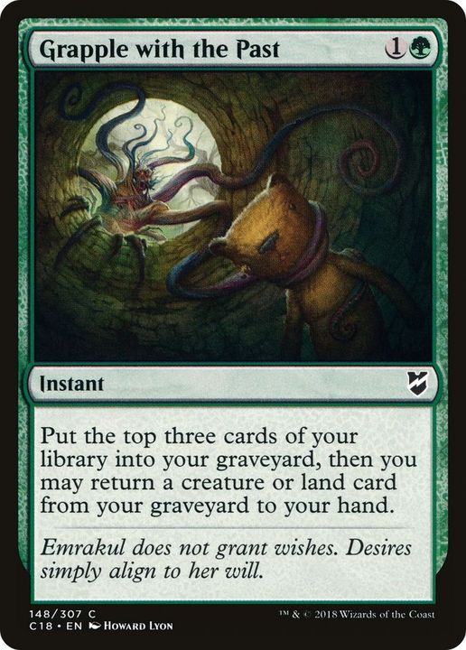 Grapple with the Past in the group Magic the Gathering / Sets / Commander 2018 at Proxyprinters.com (17497)