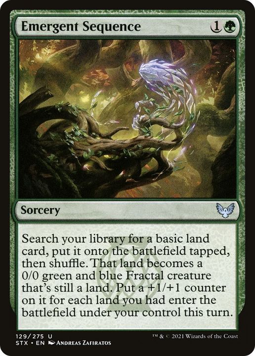 Emergent Sequence in the group Magic the Gathering / Types / Colors / Green at Proxyprinters.com (1750)