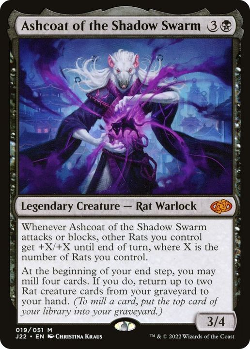 Ashcoat of the Shadow Swarm in the group Magic the Gathering / Types / Colors / Black at Proxyprinters.com (17505)