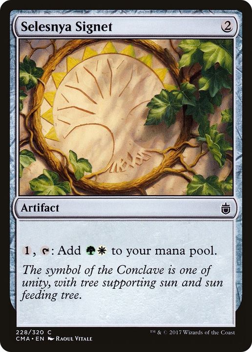 Selesnya Signet in the group Magic the Gathering / Types / Artifacts / Artifact at Proxyprinters.com (17519)