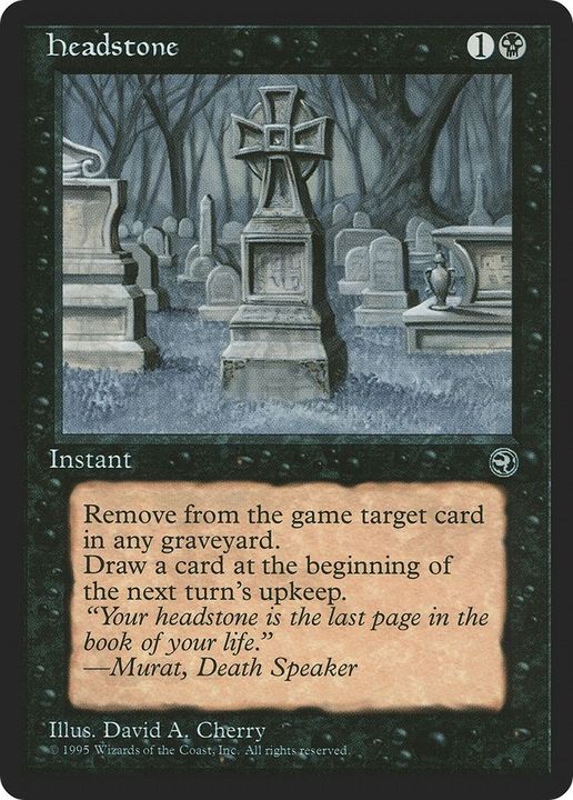 Headstone in the group Magic the Gathering / Sets / Homelands at Proxyprinters.com (17522)