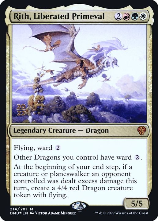 Rith, Liberated Primeval in the group Magic the Gathering / Types / Colors / Multicolors / G, R, W at Proxyprinters.com (17523)